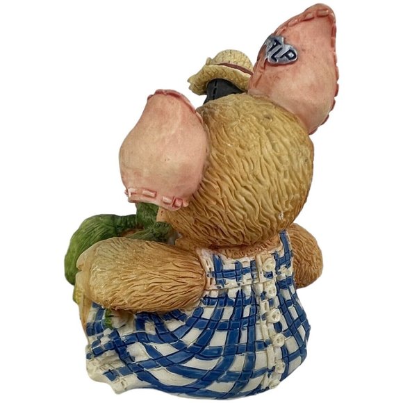 Enesco This Little Piggy Figurine Nothin Corny Bout You And Me 1994 TLP Crow Pig - Picture 6 of 9